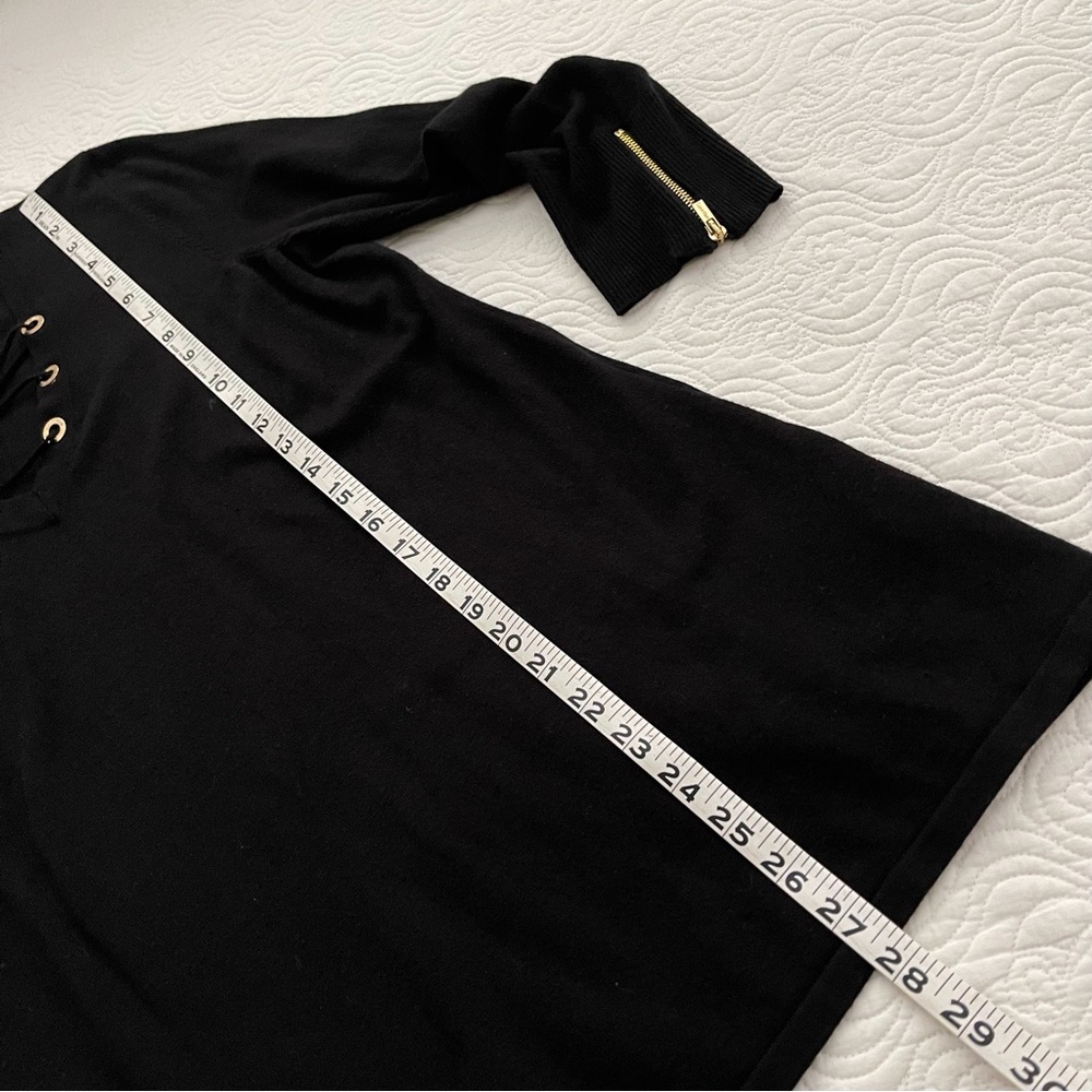 CALVIN KLEIN Sweater Top V-Neck 3/4 Length Sleeve Size Large - Picture 12 of 15